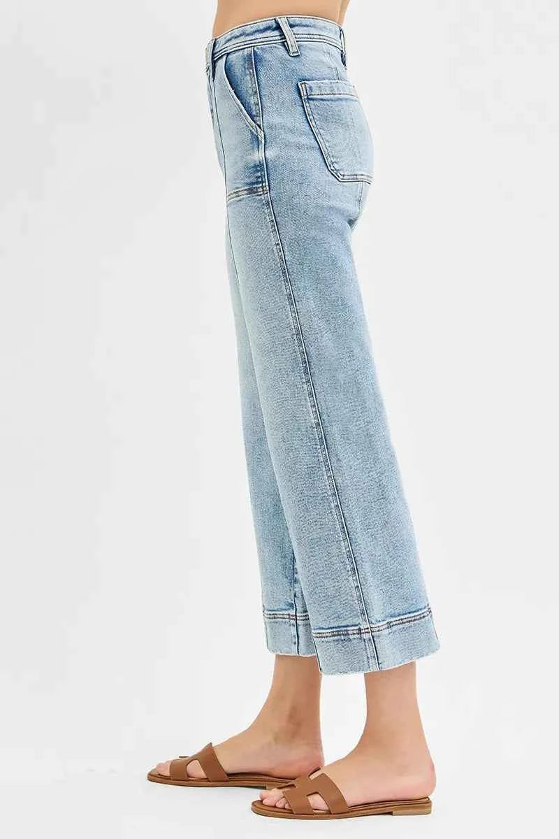 Jean court taille haute RISEN - DevilShop