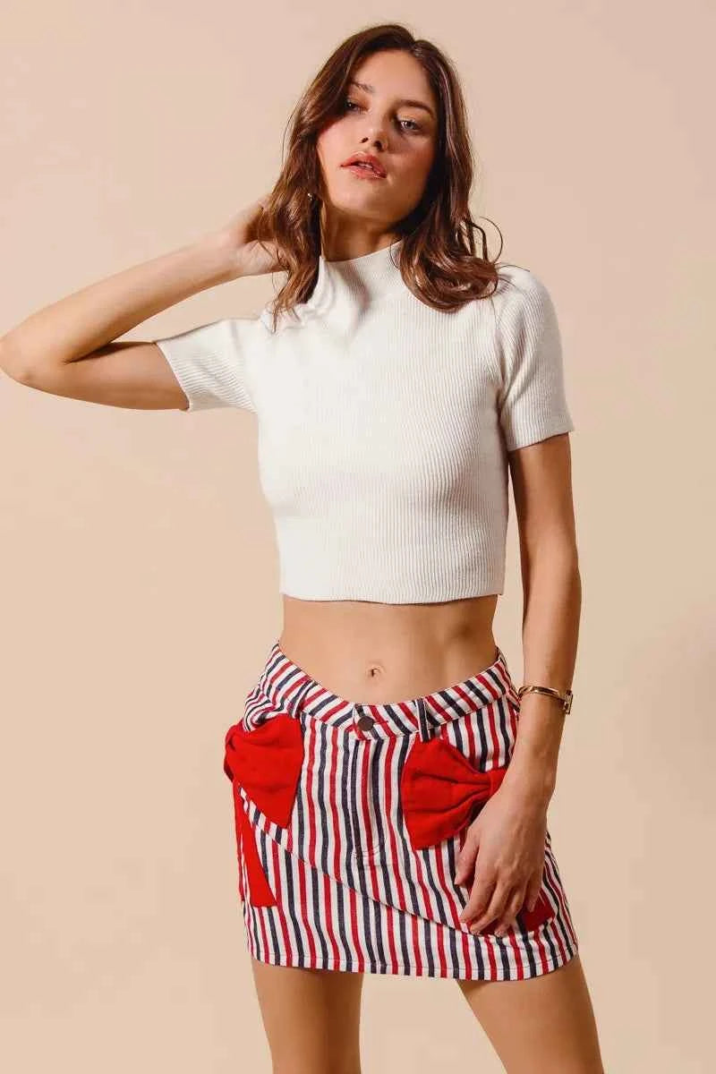 Jupe en jean femme tendance et confortable pour un style décontracté - DevilShop