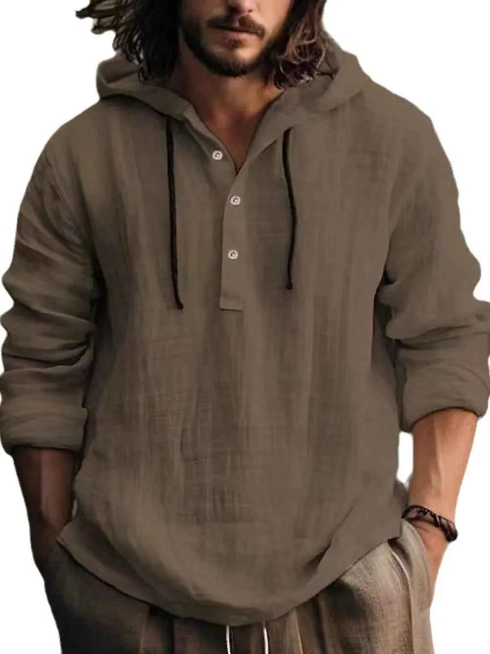Sweat à capuche long manches pour un confort optimal - DevilShop