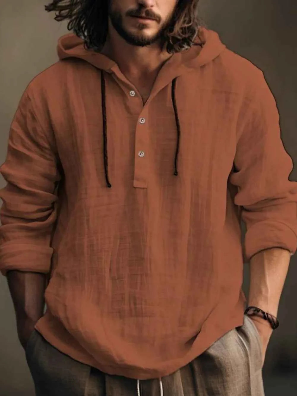 Sweat à capuche long manches pour un confort optimal - DevilShop