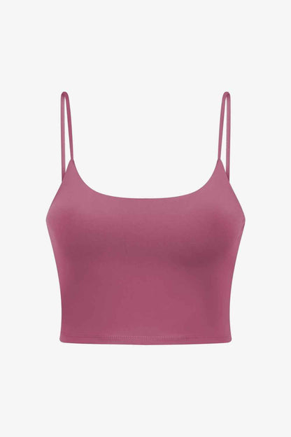 Millennia Feel Like Skin Scoop Neck Sports Cami - DevilShop