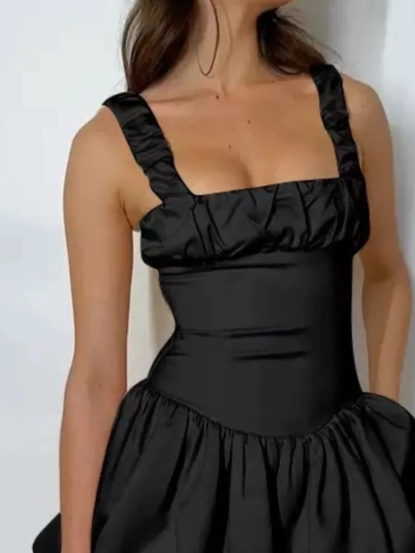 Bubble Hem Mini Dress - DevilShop