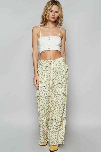 Cargo Floral Femmes - Pantalon Tendance et Confortable pour un Look Chic et Élégant - DevilShop