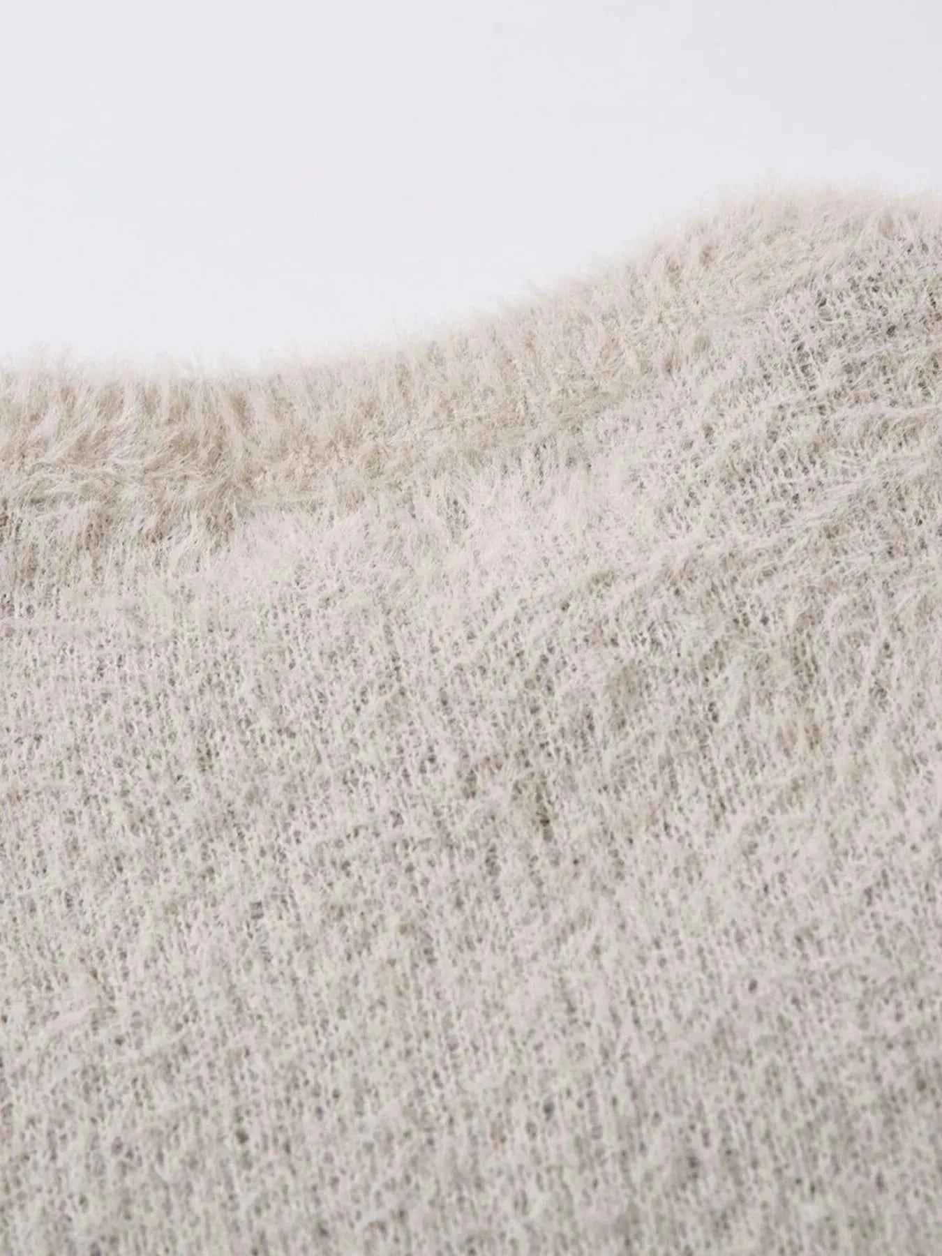 Pull oversize graphique tendance col rond pour un style décontracté - DevilShop