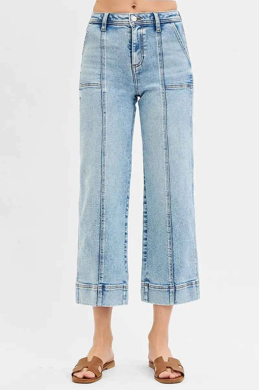 Jean court taille haute RISEN - DevilShop