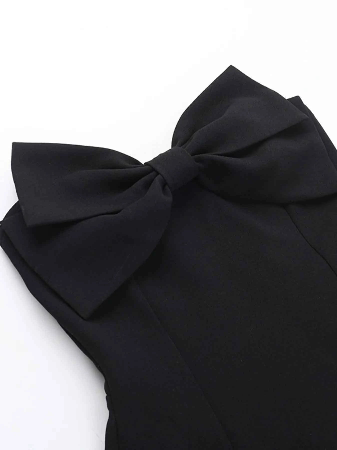Bow Tube A-Line Mini Dress - DevilShop