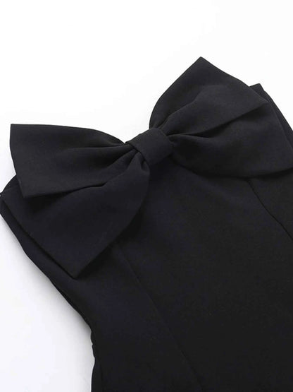 Bow Tube A-Line Mini Dress - DevilShop
