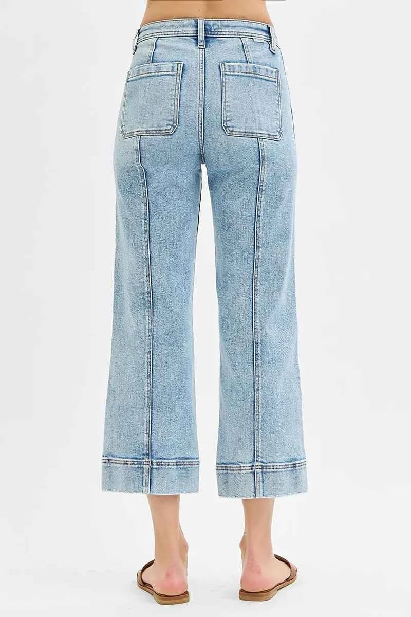 Jean court taille haute RISEN - DevilShop