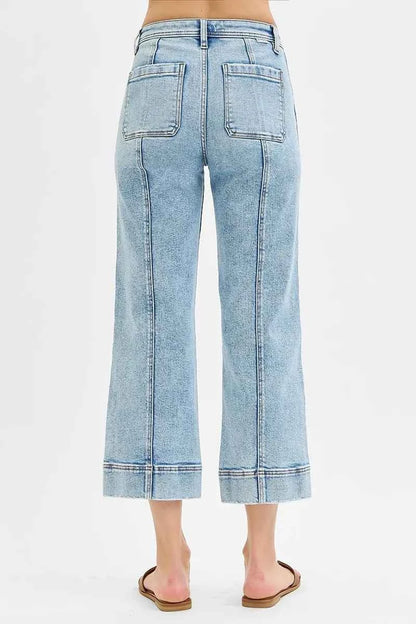 Jean court taille haute RISEN - DevilShop
