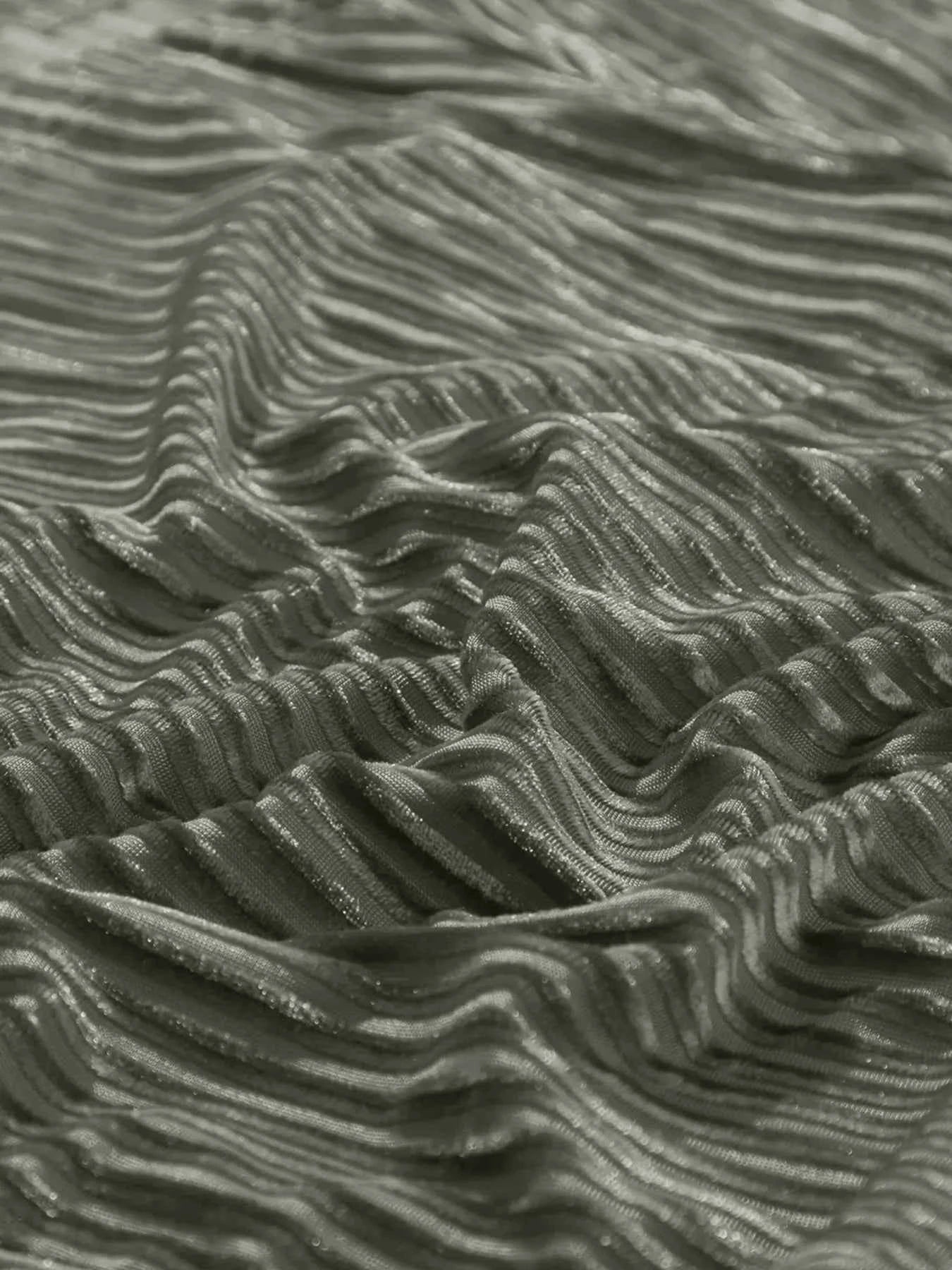 Tie Back Square Neck Velvet Babydoll Dress