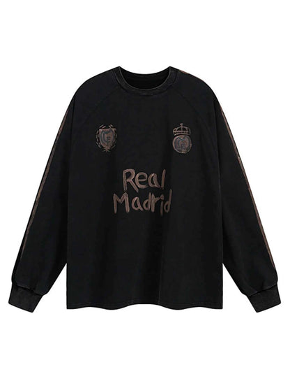 T-shirt Real Madrid manches longues - Style et Confort pour les Fans - DevilShop