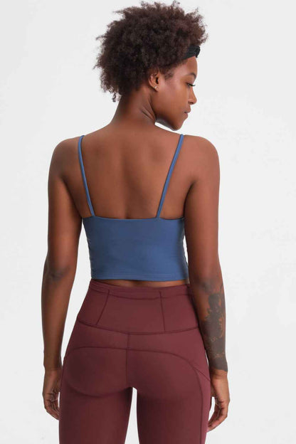Millennia Feel Like Skin Scoop Neck Sports Cami - DevilShop
