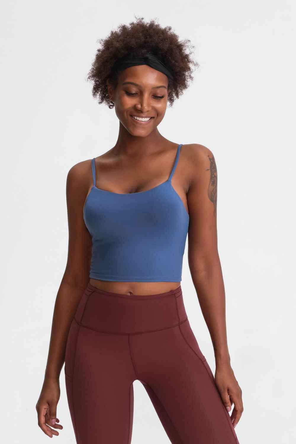 Millennia Feel Like Skin Scoop Neck Sports Cami - DevilShop