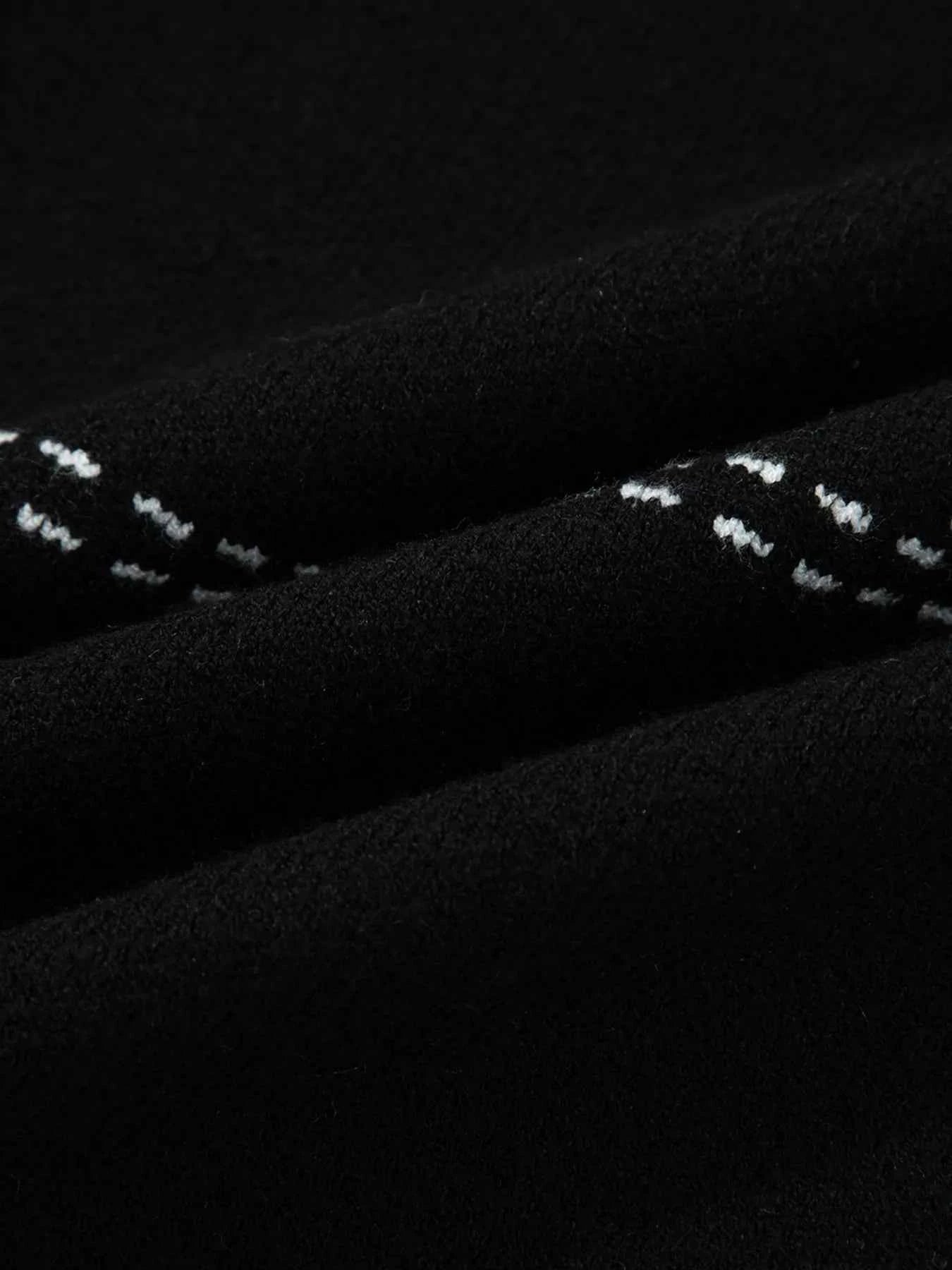 Contrast Trim Button up Sweater Cardigan