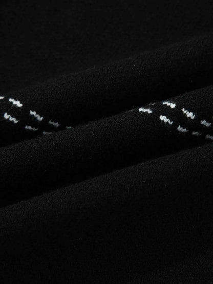 Contrast Trim Button up Sweater Cardigan