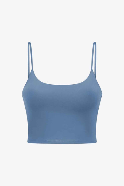 Millennia Feel Like Skin Scoop Neck Sports Cami - DevilShop