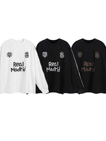 T-shirt Real Madrid manches longues - Style et Confort pour les Fans - DevilShop