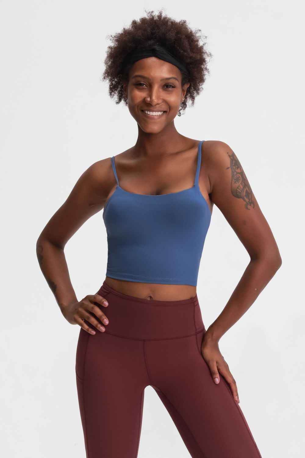 Millennia Feel Like Skin Scoop Neck Sports Cami - DevilShop