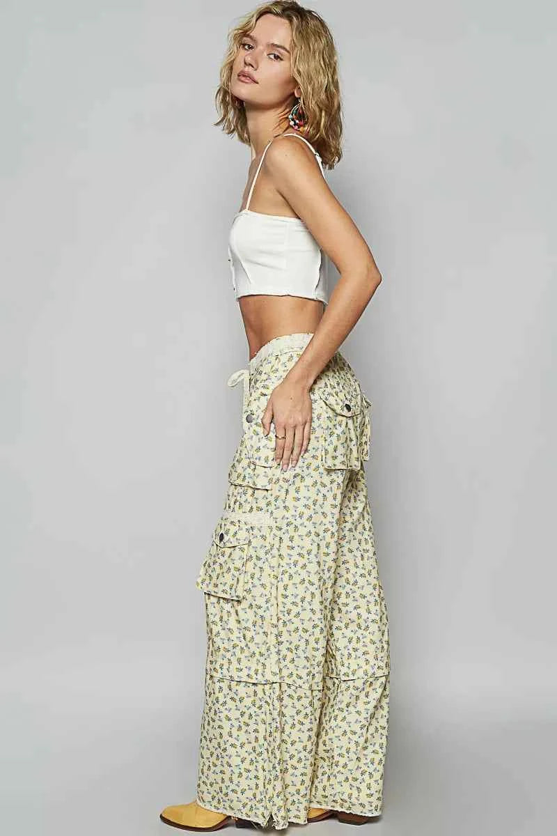 Cargo Floral Femmes - Pantalon Tendance et Confortable pour un Look Chic et Élégant - DevilShop