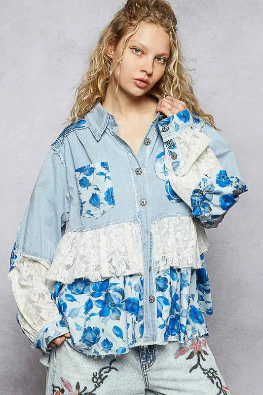 Patchwork Denim Jeans : Style Unique et Tendance avec Confort et Élégance - DevilShop