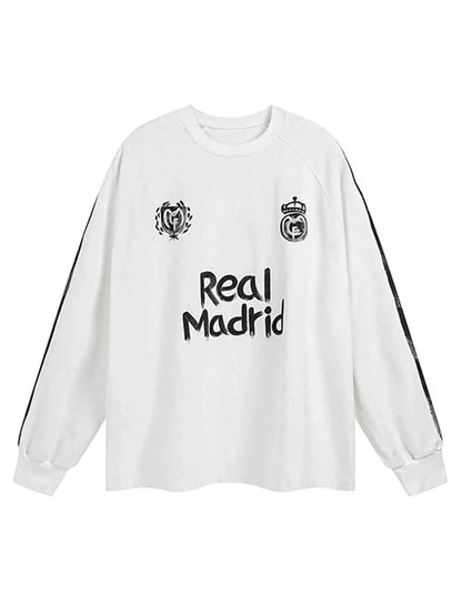 T-shirt Real Madrid manches longues - Style et Confort pour les Fans - DevilShop