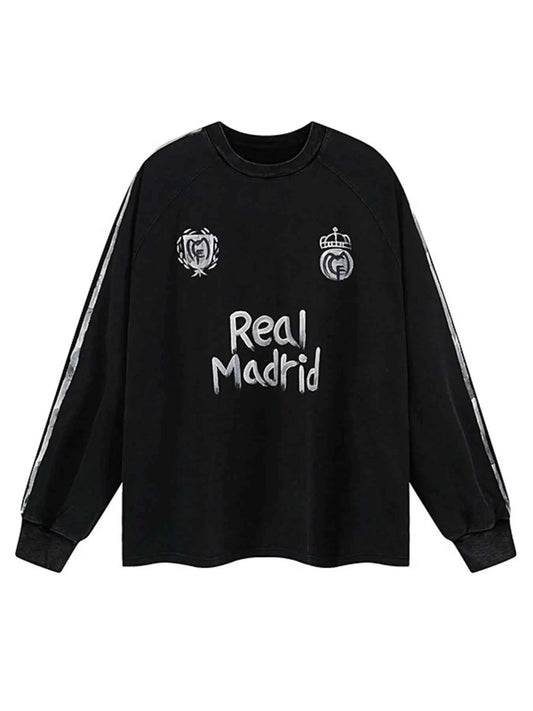 T-shirt Real Madrid manches longues - Style et Confort pour les Fans - DevilShop
