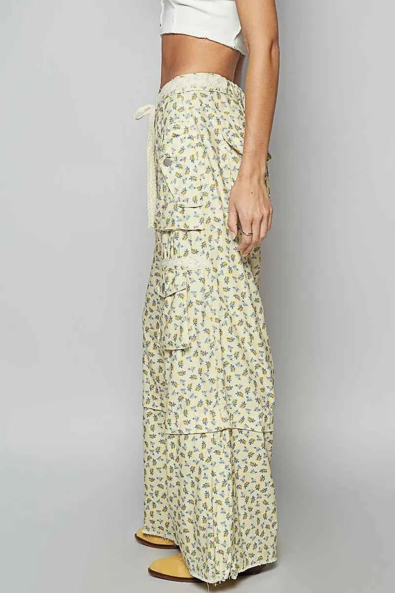 Cargo Floral Femmes - Pantalon Tendance et Confortable pour un Look Chic et Élégant - DevilShop