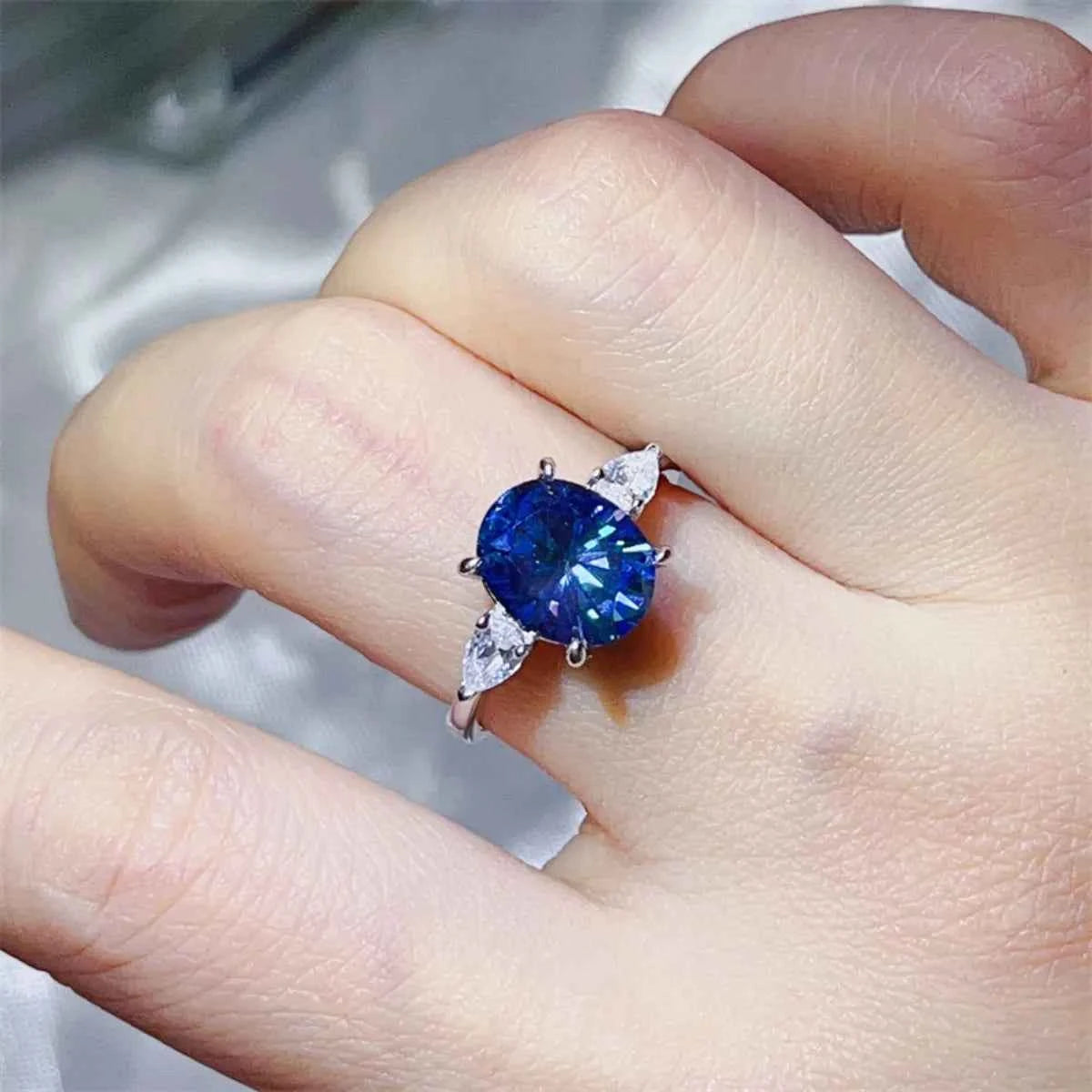 3 Carat Moissanite 925 Sterling Silver Ring - DevilShop