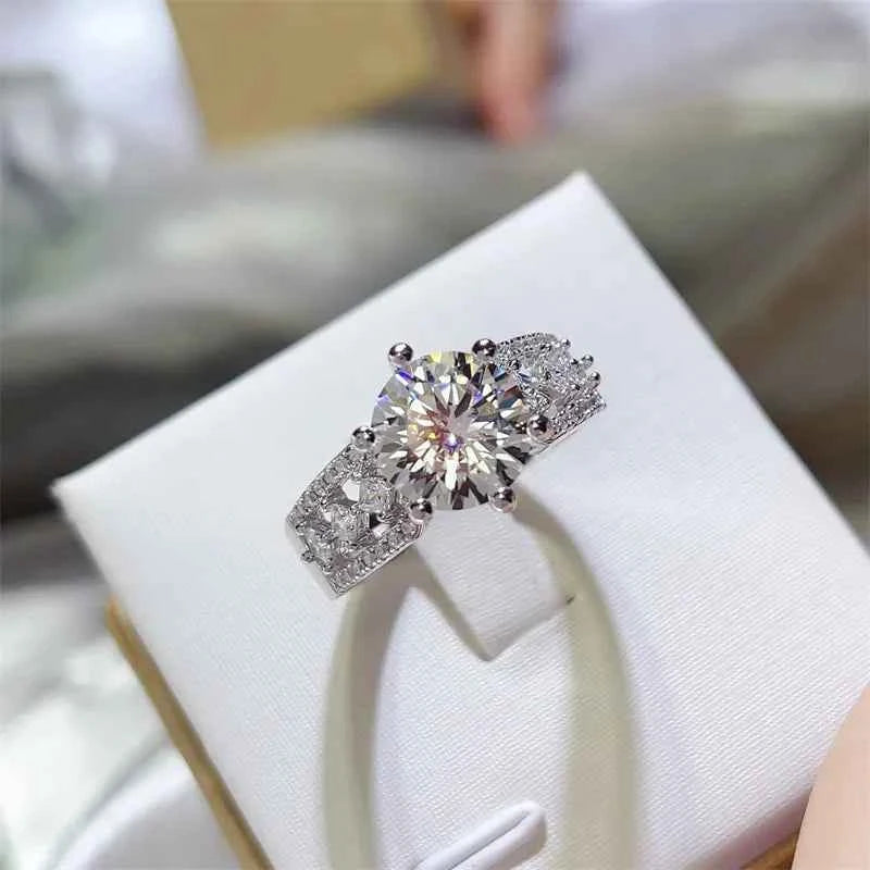3 Carat 925 Sterling Silver Moissanite Ring - DevilShop