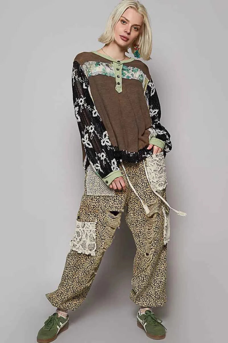 Patchwork Floral Imprimé - Élégance Colorée pour Votre Garderobe - DevilShop