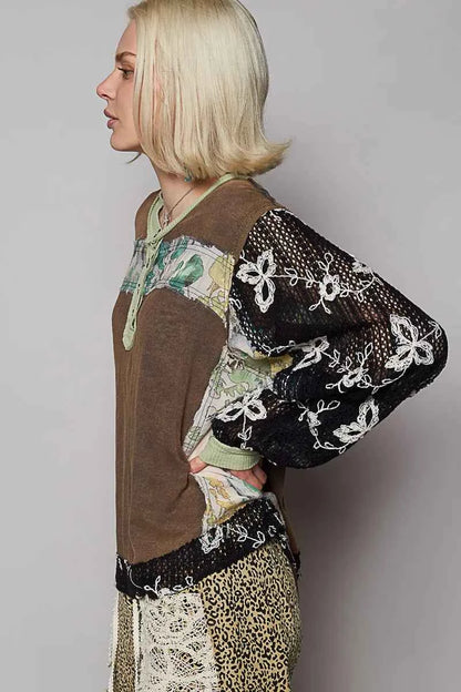 Patchwork Floral Imprimé - Élégance Colorée pour Votre Garderobe - DevilShop