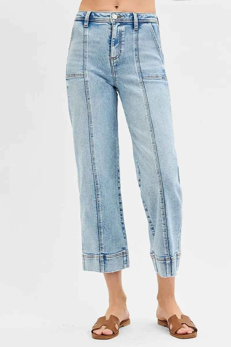 Jean court taille haute RISEN - DevilShop
