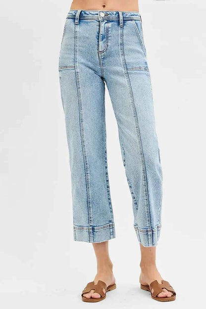 Jean court taille haute RISEN - DevilShop
