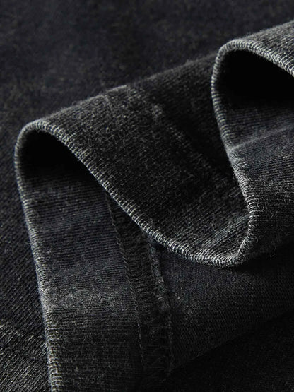 Polo délavé pour homme - Élégance décontractée et confort intemporel - DevilShop