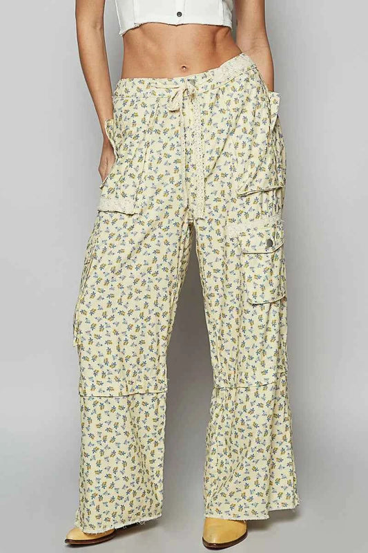 Cargo Floral Femmes - Pantalon Tendance et Confortable pour un Look Chic et Élégant - DevilShop