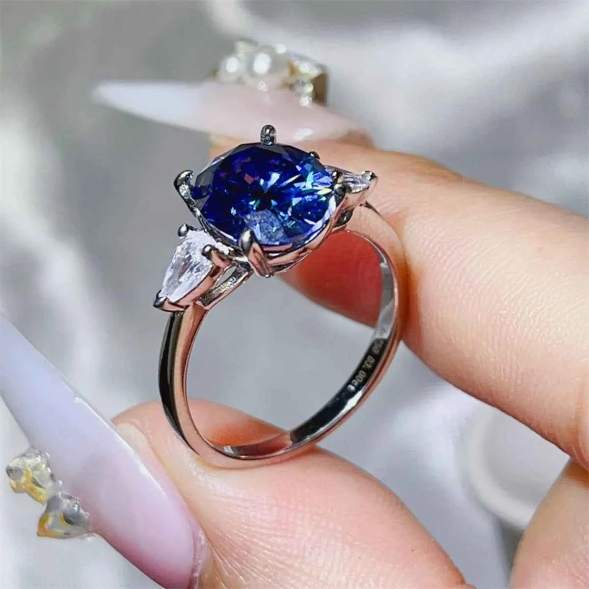 3 Carat Moissanite 925 Sterling Silver Ring - DevilShop