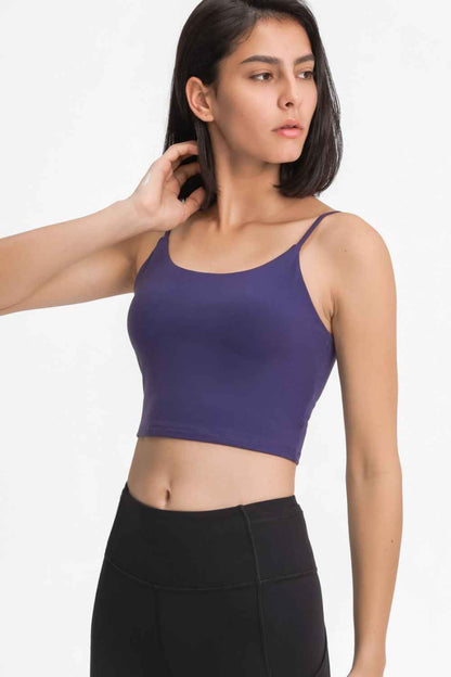 Millennia Feel Like Skin Scoop Neck Sports Cami - DevilShop