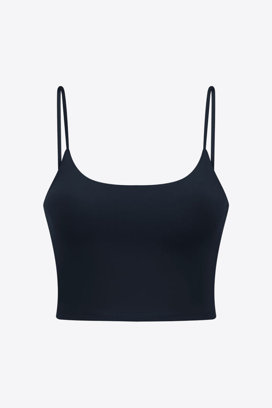Millennia Feel Like Skin Scoop Neck Sports Cami - DevilShop