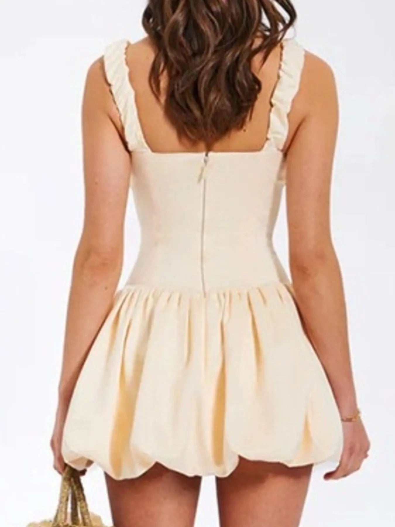Bubble Hem Mini Dress - DevilShop