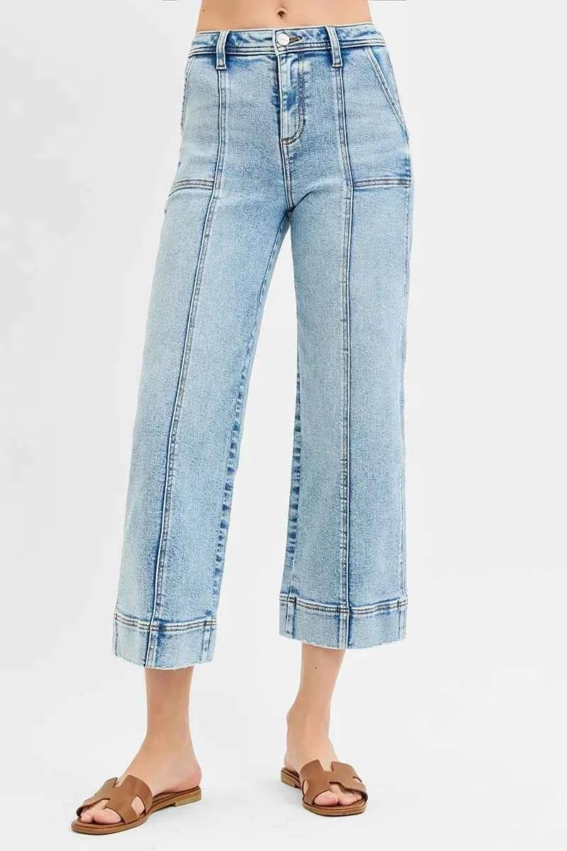 Jean court taille haute RISEN - DevilShop